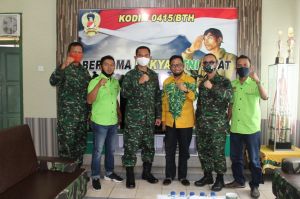 Sambut Kunjungan PWI Batanghari, Dandim 0415/BTH Ajak Sinergi