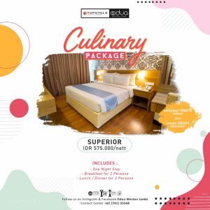 Culinary Package di Odua Weston, Menginap Gratis Makan