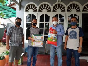 SKK Migas-PetroChina Kembali Berikan Sembako Untuk Forum Jurnalis Migas Jambi