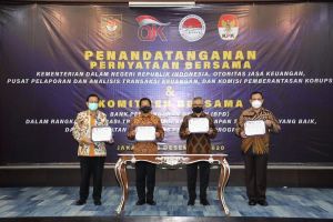 Kemendagri, OJK, KPK, dan PPATK Sepakati Penguatan Peran Bank Pembangunan Daerah