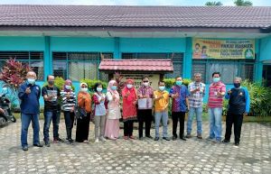 Rangkaian HUT Ke-4 SMSI, Perwakilan BKKBN dan SMSI Cek Lokasi Aksi Sosial di Danau Teluk