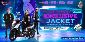 Pasti Keren! Beli Yamaha GEAR 125 Dapat Exclusive Jacket GEAR 125 x EVOS