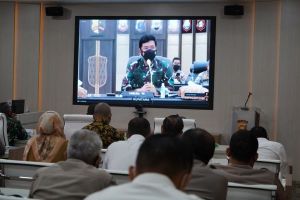 Danrem 042/Gapu Ikuti Rapat Koordinasi Pengamanan Idul Fitri