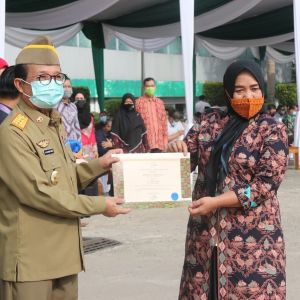 Gubernur Pimpin Upacara Peringatan K3 Tingkat Provinsi Jambi