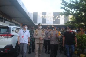 Kasiter Korem 042 Dampingi Wali Kota Jambi Tinjau Pusat Keramaian