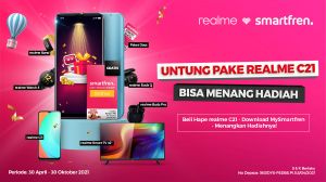 Pakai Smartfren di Realme C21 Dapat Lebih Banyak Hadiah, dari Bonus Kuota 384 GB Hingga Smart TV