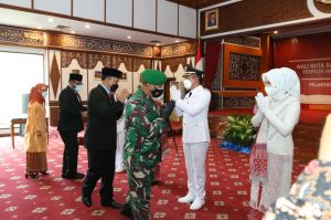 Danrem 042 Gapu Hadiri Pelantikan Wali Kota dan Wakil Wali Kota Sungaipenuh