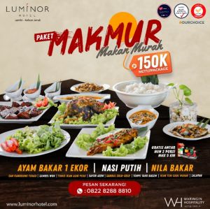 Dapatkan Paket Makmur di Hotel Luminor Jambi