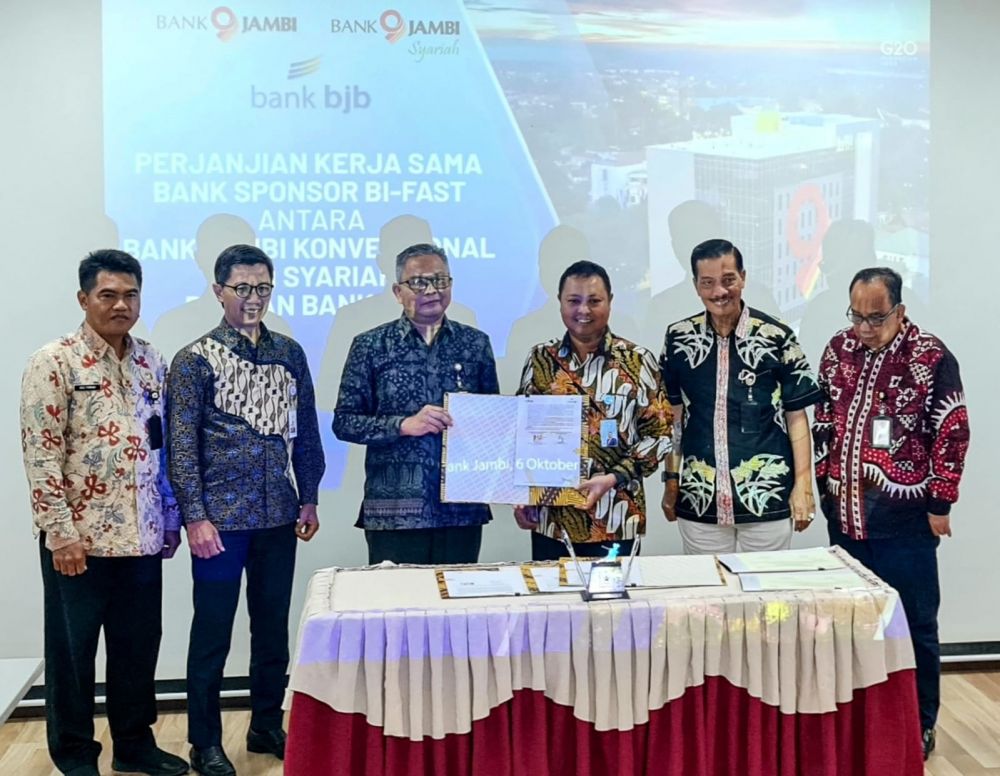 Terapkan BI-Fast, bank bjb Jadi Bank Sponsor untuk Bank Jambi dan Bank Jambi Syariah.