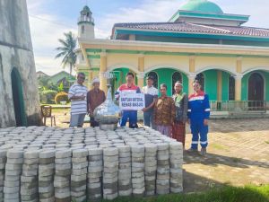KKKS Pertamina EP Adera Field Serahkan Bantuan Pembangunan Masjid Al-Muttaqin