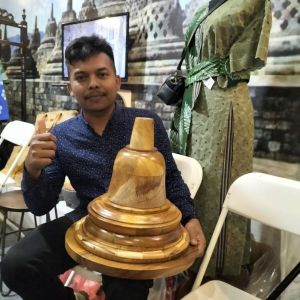 Perdana Ikut INACRAFT, Sals Woodcraft Tampilkan Produk Ini
