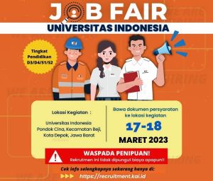 Pencari Kerja Ayo Merapat, KAI Buka Rekrutmen di Jobfair Universitas Indonesia