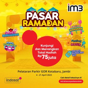 Pasar Ramadan IM3 Pindah ke GOR Kotabaru