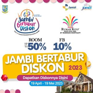 Rumah Kito Resort Hotel Jambi Bertabur Diskon