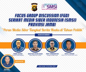 Tangkal Hoaks di Tahun Politik, SMSI Jambi Gelar FGD 2 Hari