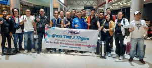 16 Orang Pengurus SMSI Jambi Bertolak ke Malaysia dan Singapura