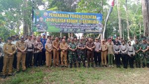 Dandim 0415/Jambi Lakukan Program Penanaman Pohon Serentak