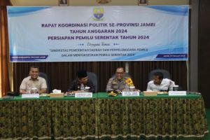 Gubernur Al Haris Pimpin Rakor Politik Se-Provinsi Jambi