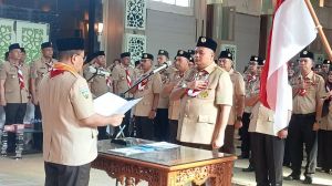 Kemas Faried Resmi Pimpin Kwarcab Pramuka Kota Jambi