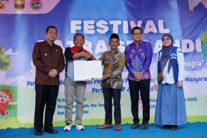 Pertamina EP Jambi Serahkan Pengelolaan TK Patra Serandi ke Desa Talang Belido