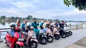 Keliling Kota Jambi Bersama Komunitas Yamaha Filano