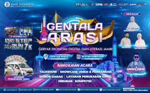 Dorong Pengembangan Inovasi Ekonomi dan Keuangan Digital, BI Jambi Gelar Gentala Arasi 2025