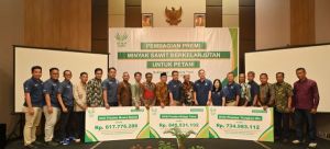 76 KUD Mitra Asian Agri di Riau dan Jambi Raih Premi Sawit Lestari