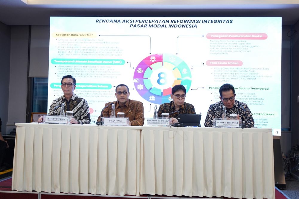 OJK, BEI, dan KSEI Percepat Reformasi Integritas Pasar Modal dan Tindak Lanjut Masukan MSCI