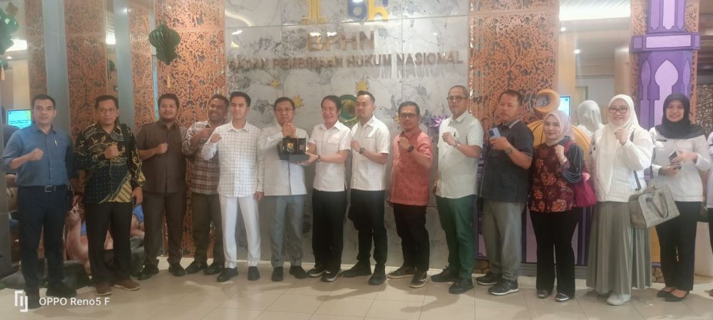 Komisi I DPRD Provinsi Jambi Konsultasi ke Badan Pembinaan Hukum Nasional Kementerian Hukum RI