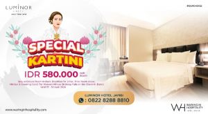 Hotel Luminor Jambi Hadirkan Promo Special Kartini