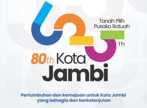 Logo Hari Jadi Ke-625 Kota Jambi dan HUT Ke-80 Pemkot Jambi Diluncurkan