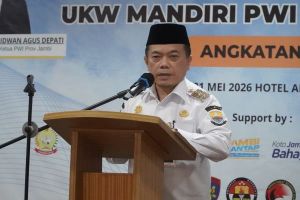 Gubernur Al Haris Buka UKW di Jambi, Dorong Profesionalisme Wartawan