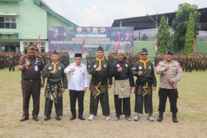 Pangdam XX/Tuanku Imam Bonjol Kukuhkan Pencak Silat Militer Korem 042/Gapu