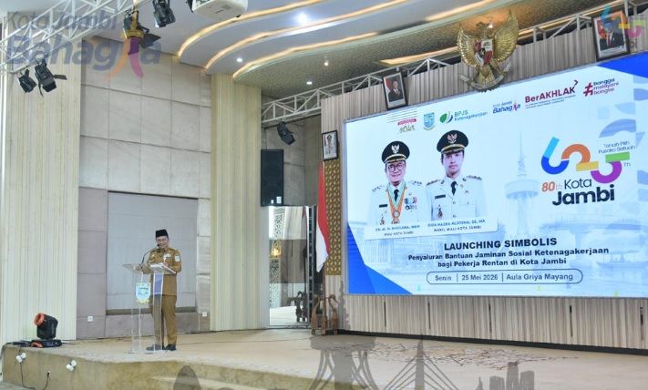 3.996 Pekerja Rentan di Kota Jambi Kembali Dapat Perlindungan Sosial
