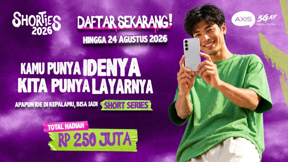 AXIS SHORTIES 2026 Buka Peluang Kreator Muda Produksi Serial Micro-Drama