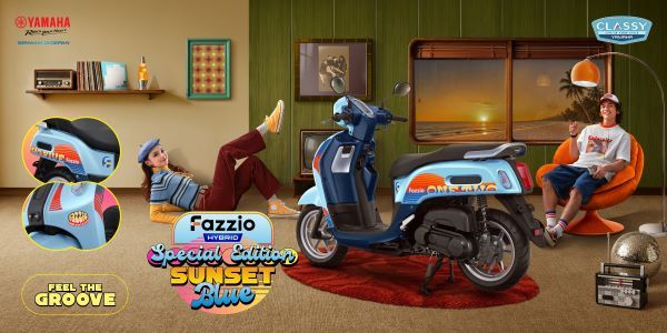 Yamaha Fazzio Hadirkan Special Edition Sunset Blue