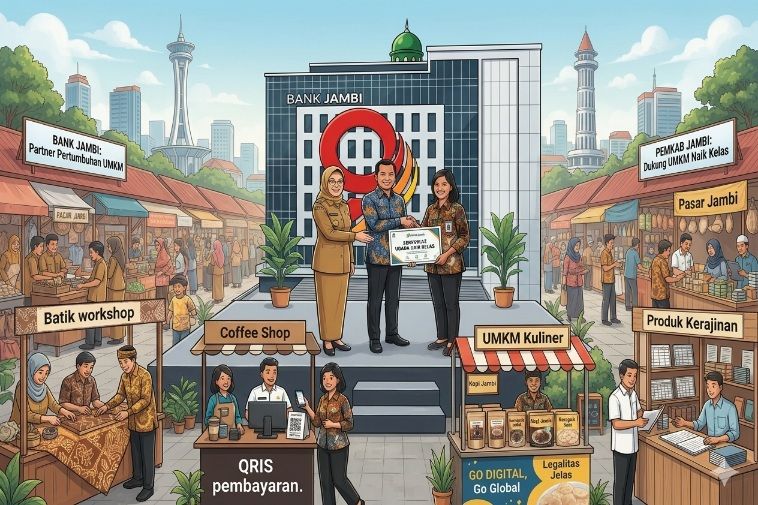 Dukung Pemerintah Daerah, Bank Jambi Fasilitasi UMKM Naik Kelas