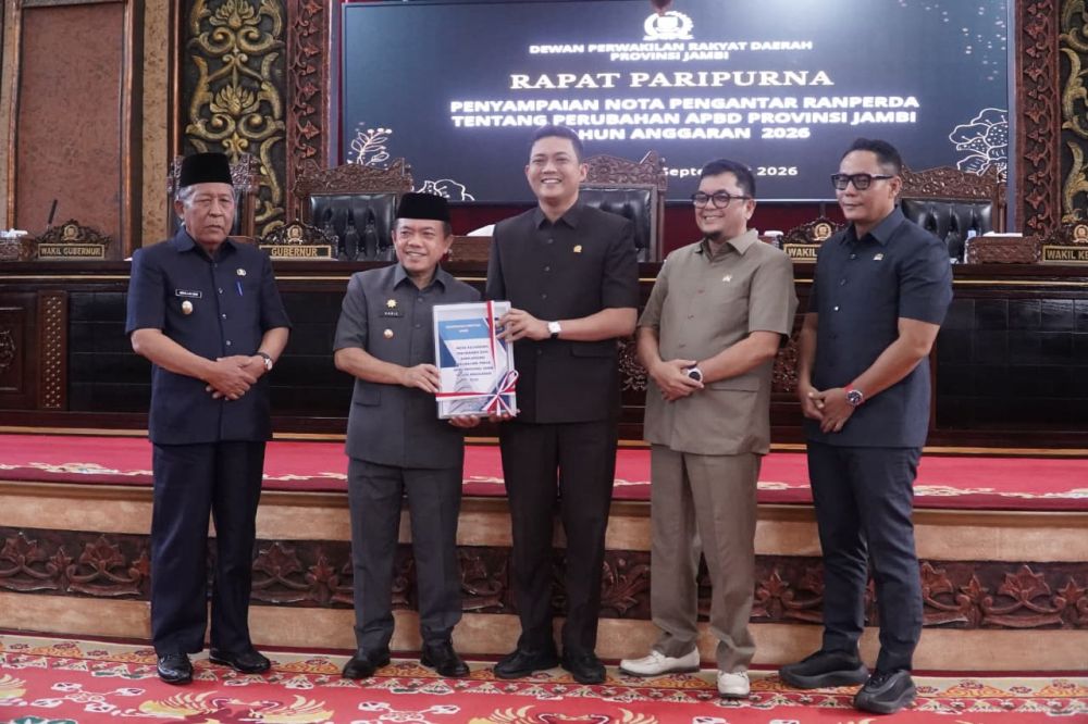 Gubernur Al Haris Sampaikan Perubahan APBD Jambi, Ungkap Prioritas Anggaran 2026