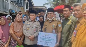 Al Haris Datangi Korban Kebakaran di Tanjung Raden, Siapkan Bantuan Bedah Rumah