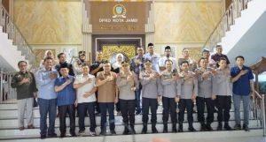 DPRD Kota Jambi dan Polresta Perkuat Sinergi, Kemas Faried: Kamtibmas jadi Prioritas Bersama