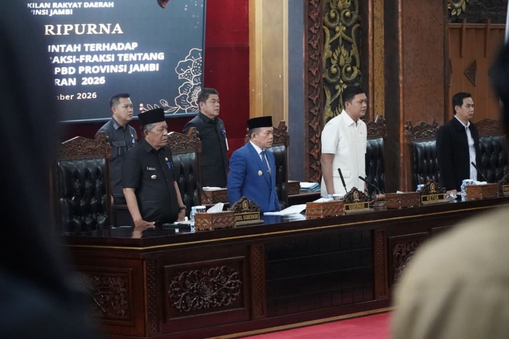 Gubernur Al Haris Jawab Pandangan Fraksi Terhadap Perubahan APBD Jambi 2026