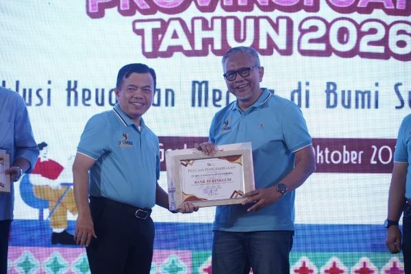 Bank Jambi Raih 2 Penghargaan dalam Jambi Financial Fest OJK Provinsi Jambi Tahun 2026
